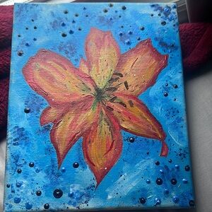 Vibrant Floral Canvas Art